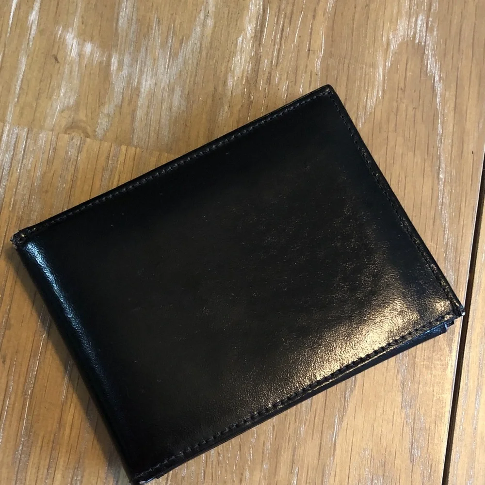 Classic Black Leather Wallet
